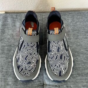 Merrell Unisex-Child Free Roam Moc Chroma Sneaker - Gray/Blue Size - 4M